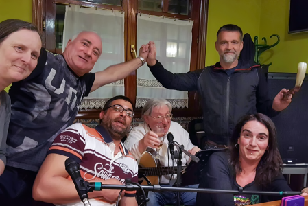 Berango: celebración del Saint Patrick’s Day irlandés en el Bar Josu Etxea