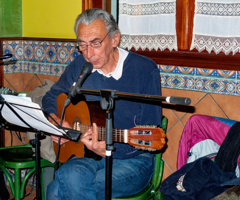 El concierto de Manuel Ricardes en el Bar Josu Etxea (Berango): todo un éxito